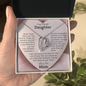 To My Beautiful Daughter - Forever Love Heart Necklace Gift from Mom