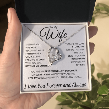 [ALMOST SOLD OUT] To My Wife – “You Are My Love Story” Heart Necklace