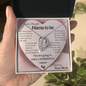 [ALMOST SOLD OUT] "To the Beautiful Mama to Be" – Heart Necklace with Personalized Message Card