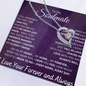 To My Soulmate – Forever Love Heart Necklace with Message Card