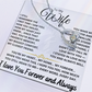 To My Wife - Forever Love Heart Necklace