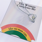To My Woman – Pride Edition Rainbow Heart Necklace Gift