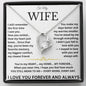 To My Wife – Forever & Always Heart Necklace Gift