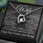 To my Wife - You are my Heart, My Home Necklace