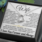 To My Wife - Forever Love Heart Necklace