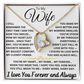 To My Wife - Forever Love Heart Necklace