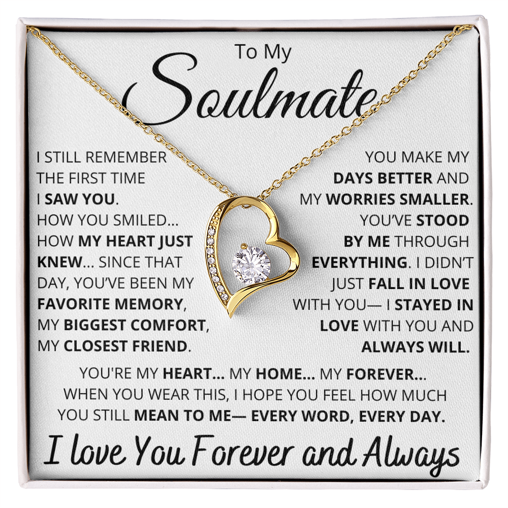 💖 To My Soulmate – I Love You Forever and Always 💍