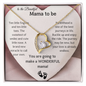 [ALMOST SOLD OUT] “To the Beautiful Mama-to-Be” – Interlocking Heart Necklace Gift for Expecting Moms