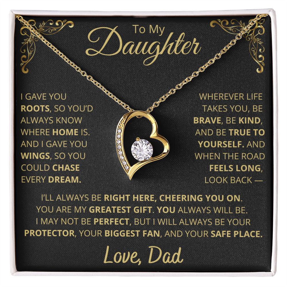 You are my Greatest Gift Daughter Necklace from Dad