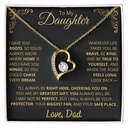 You are my Greatest Gift Daughter Necklace from Dad