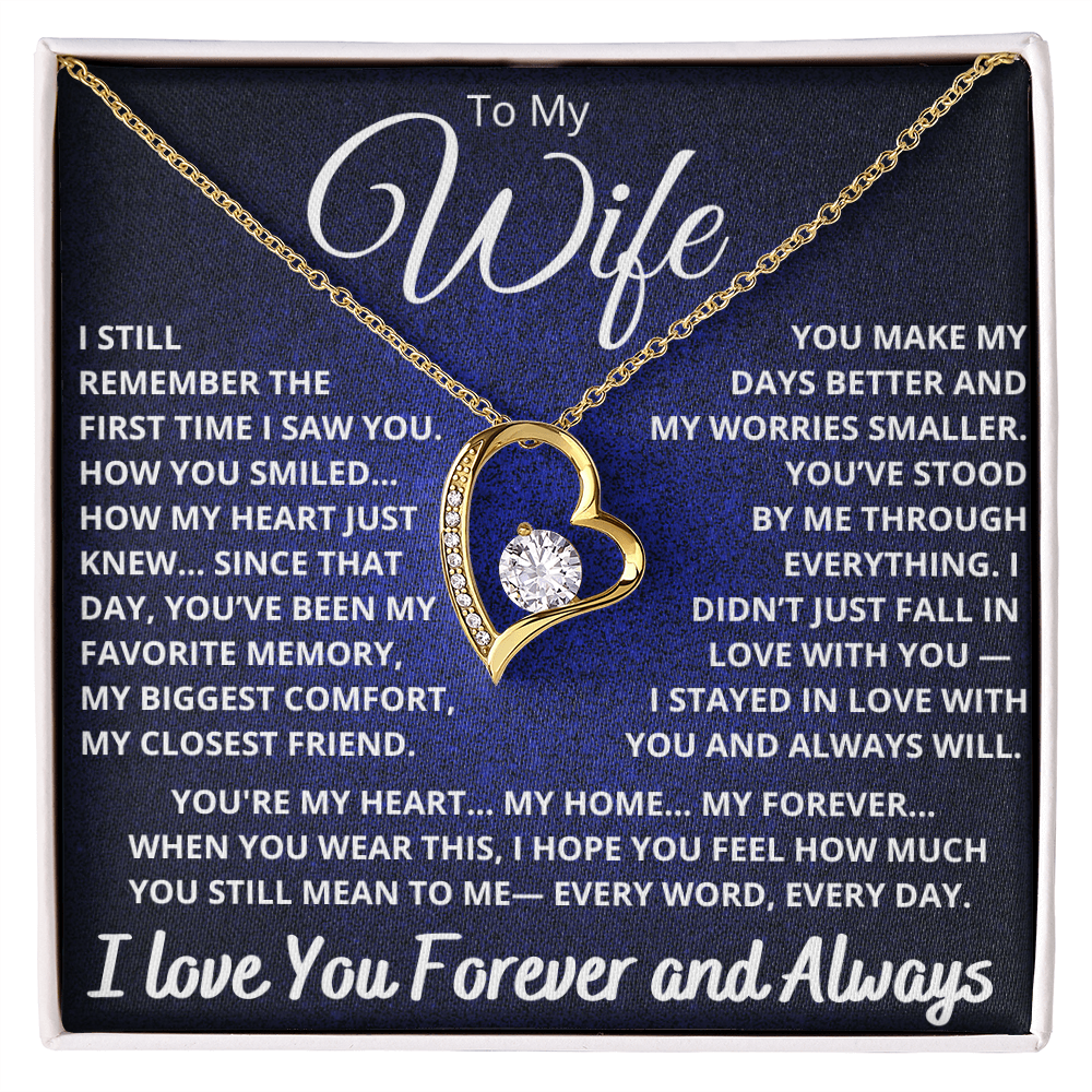 To My Wife - I Love You Forever and Always