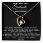 To My Beautiful Soulmate - Forever Love Heart Necklace Gift