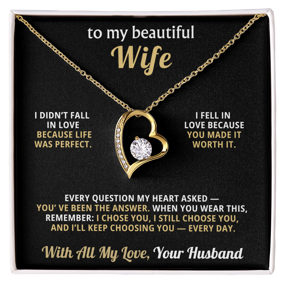To My Beautiful Wife – I'll Keep Choosing You Every Day