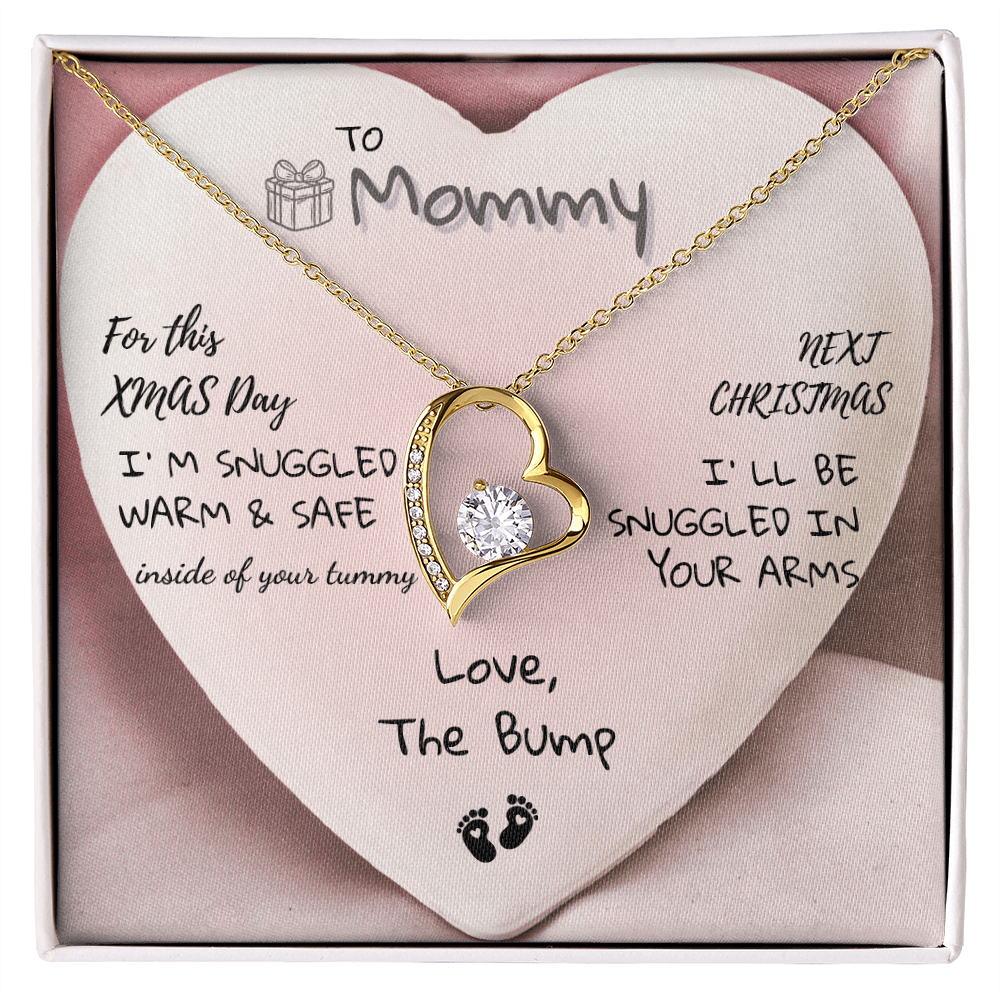 🎄 To My Mommy – Christmas From The Bump Necklace 🎁