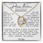 Promise Necklace - Forever Love Heart Necklace Gift for Her