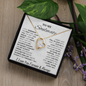 To my Soulmate -  Stood by Me Through Everything Necklace