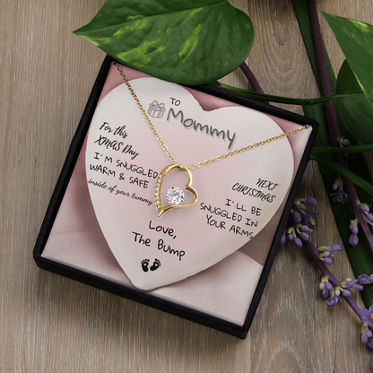 🎄 To My Mommy – Christmas From The Bump Necklace 🎁