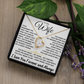 To My Wife - Forever Love Heart Necklace