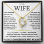 To My Wife – Forever & Always Heart Necklace Gift