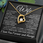 To my Wife - You are my Heart, My Home Necklace