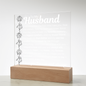 "To My Husband" LED Acrylic – A Heartfelt Message That Lasts Forever