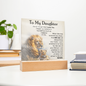 To My Daughter – LED Acrylic Lion Message Gift from Dad