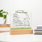 To My Awesome Daughter – LED Acrylic Message Gift from Mom