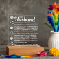 "To My Husband" LED Acrylic – A Heartfelt Message That Lasts Forever