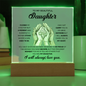 To My Beautiful Daughter – Grown-Up Love LED Acrylic Gift