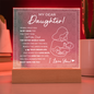 My Dear Daughter – LED Acrylic Nightlight