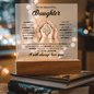 To My Beautiful Daughter – Grown-Up Love LED Acrylic Gift