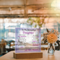 To My Beautiful Daughter – Purple Sparkle LED Acrylic Gift