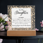 To My Daughter – Inspirational LED Acrylic Gift