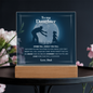To My Daughter – Moonlight LED Acrylic Gift from Dad