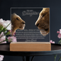To My Daughter – Lion & Cub LED Acrylic Gift from Dad
