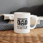 Firefighter Dad Mug – “Hotter Than What I'm Holding” Funny Coffee Cup Gift