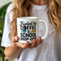 Fueled by Coffee & School Drop-Offs – Funny Dad/Mom Life Mug
