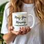 "May Your Mornings Be Stronger Than Your Kid's Tantrums" – Funny Mom Coffee Mug
