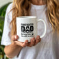 Firefighter Dad Mug – “Hotter Than What I'm Holding” Funny Coffee Cup Gift