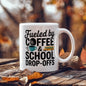 Fueled by Coffee & School Drop-Offs – Funny Dad/Mom Life Mug